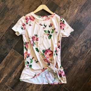 Twenty Ten Knotted Floral Top